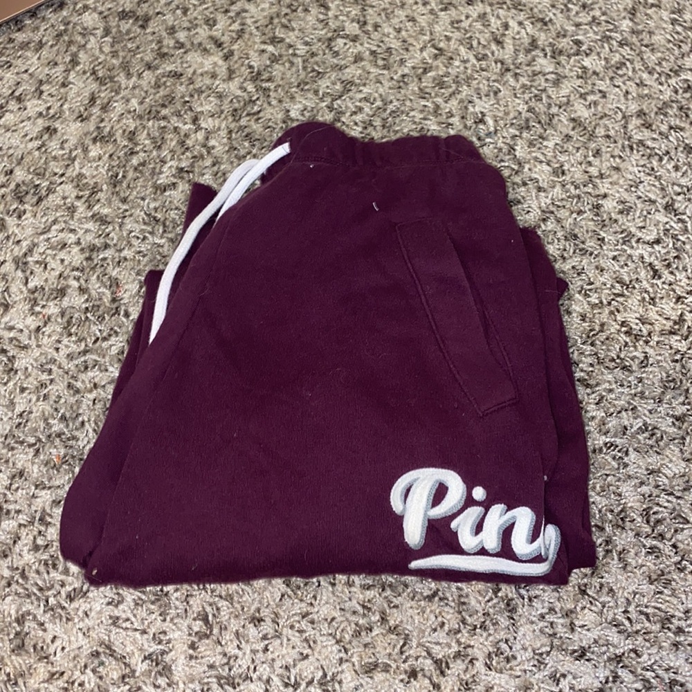 Garnet Victoria’s Secret sweatpants